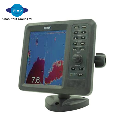 Kfish-7 Zoom Display Fish Finder Waterproof 600w Piston Transducer for Boat Onwa Model