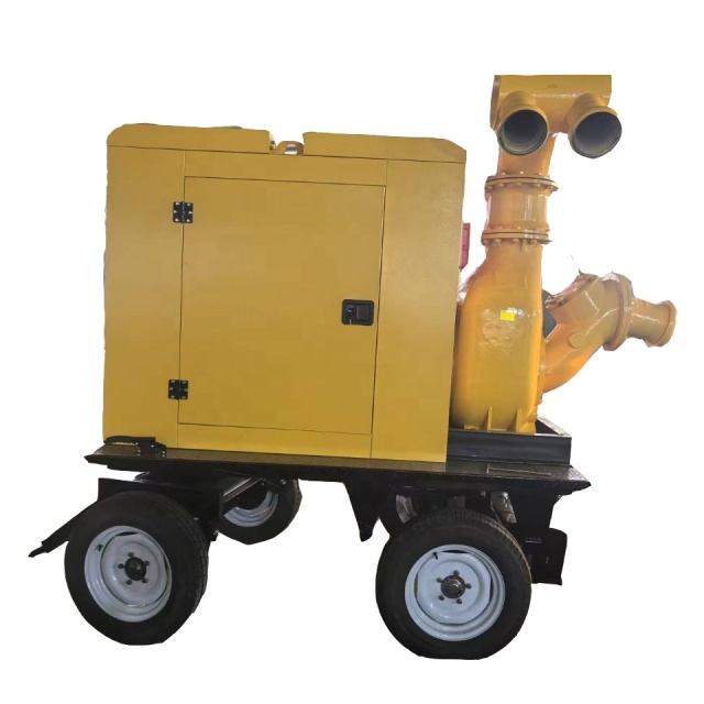 Good Quality Portable diesel Water Pump Set 8inches Head 26m Flow 500m3/h with Quick Delivery in Hot Sale