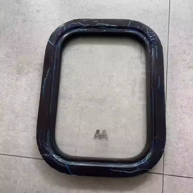 Aluminum Alloy Window for Yachts & Ships Black Glass Window with Inner Opening Waterproof UV Resistant Marine Supply