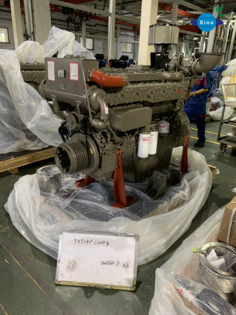 Yuchai Marine Diesel Engine 4 Stroke 6 Cylinder Inboard Replacement High Power New 3 Years Warranty