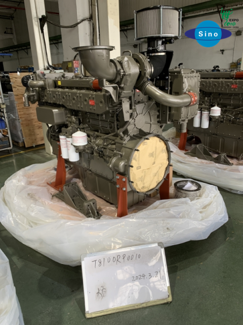 Yuchai Marine Diesel Engine 4 Stroke 6 Cylinder Inboard Replacement High Power New 3 Years Warranty