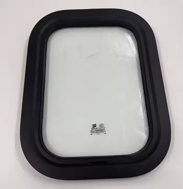 Aluminum Alloy Window for Yachts & Ships Black Glass Window with Inner Opening Waterproof UV Resistant Marine Supply