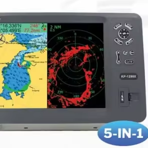 KP1299X GPS CHART PLOTTER WITH FISH FINDER AIS TRANSPONDER and BUILT-IN RADAR FUNCTION 5-in-1 Marine Supplies