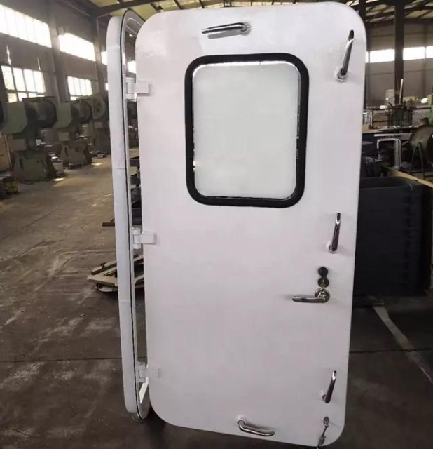 Marine Watertight Aluminum/Steel Door for Boats & Ships Customizable Size Supplies Marine