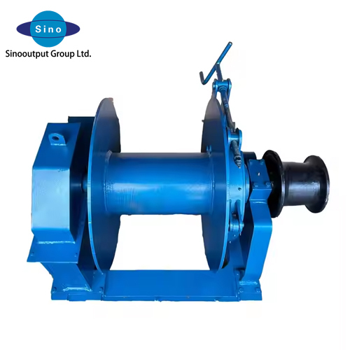 Sinooutput Hydraulic Horizontal Anchor Winch | Marine Windlass & Mooring Winch for Rope Handling Supplies Marine