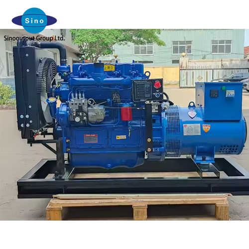 Reliable 400V AC Single Phase Open Frame Portable Diesel Generator Remote Control-Low Noise High Quality 50/60Hz Standby
