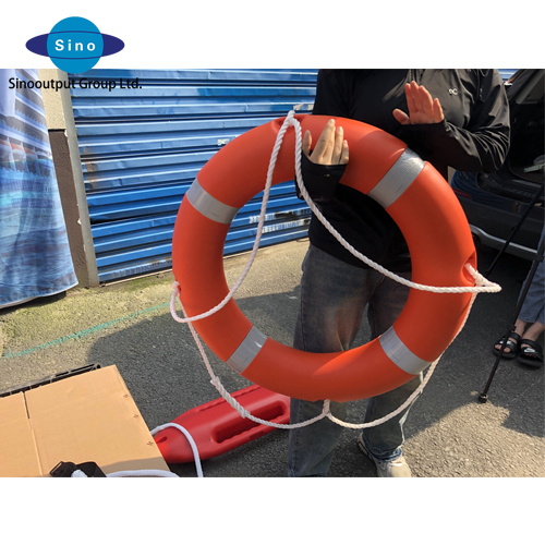 High Quality HDPE Material Marine Life Buoy Ring 2.5kg Life Saving Equipment Man Over Board Marine Life Buoy in Stock