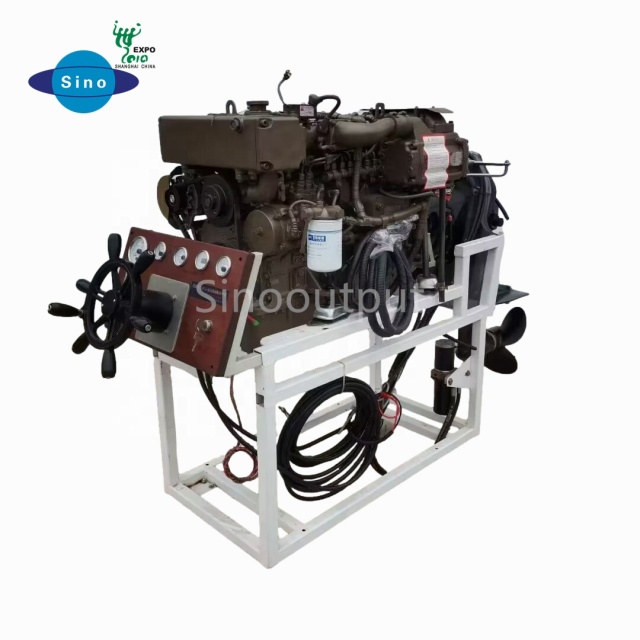 Boat Engine 90hp-150hp High Speed Yacht Power Yuchai Weichai Inboard Marine diesel Engine with Stern Drive