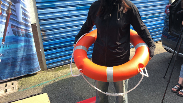 High Quality HDPE Material Marine Life Buoy Ring 2.5kg Life Saving Equipment Man Over Board Marine Life Buoy in Stock