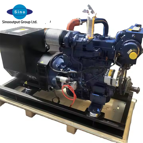 Reliable Weichai Sino Inboard Marine Diesel Generator 4 Cylinders 230V 50Hz Water Cooling Electric Starter New Hand Control Boat