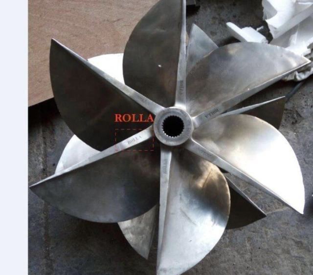 Stainless Steel Marine Propeller Blades 4 Blades 5 Blades Diameter 800-8000mm