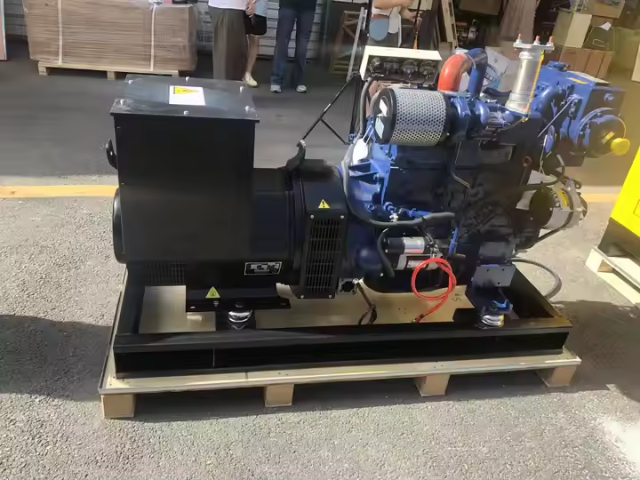Reliable Weichai Sino Inboard Marine Diesel Generator 4 Cylinders 230V 50Hz Water Cooling Electric Starter New Hand Control Boat