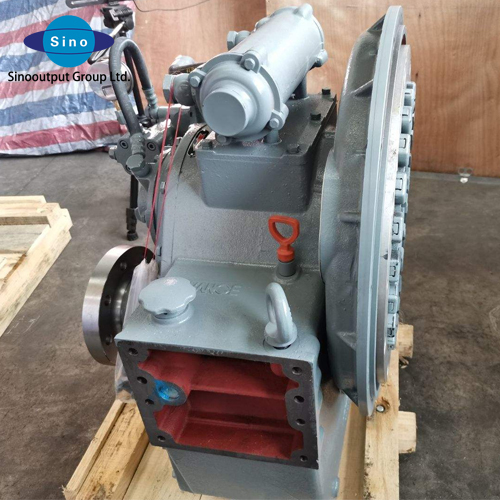 Sinooutput Helical Bevel Gearbox 5:1 Reduction Ratio Carbon Steel High-speed Marine Engine 1000-3500rpm Good Quality 1 Year