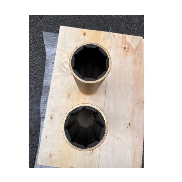 Marine Cutlass Bearing Brass Shell Water Lubricated Rubber Bearing for Boat Vessel Supplies Marine