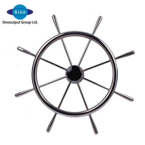 Stainless Steel Marine Steering Wheel with Power Knob for Effortless Control - Professional Boat Steering Wheel Multiple Styles