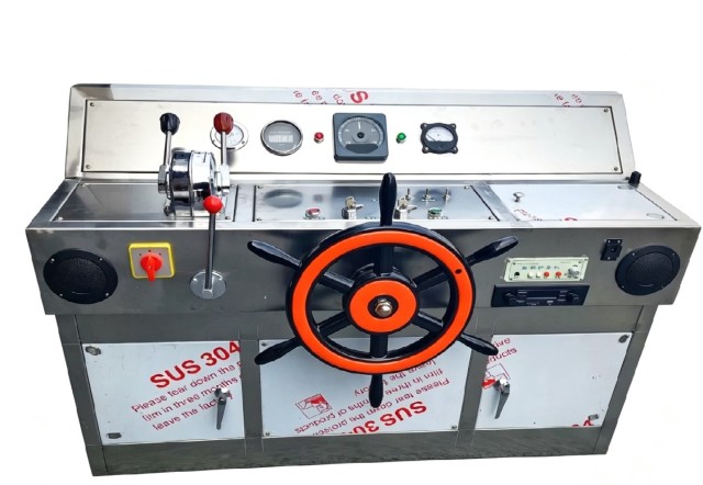 Customized Marine Hydraulic Steering System with Console - Tailored Design for Ship Space Optimization