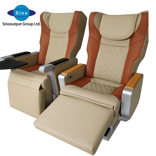 Luxury Marine Passenger Seat Navigator Plus5A - Reclining Ship Seating with Foldable Table and Aluminum Base for Catamaran