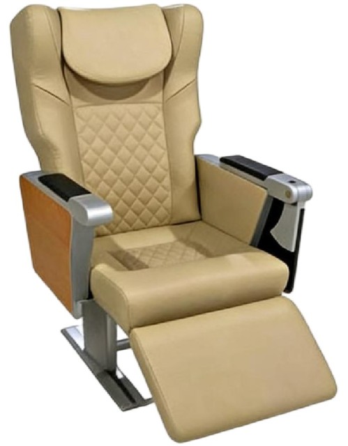 Luxury Marine Passenger Seat Navigator Plus5A - Reclining Ship Seating with Foldable Table and Aluminum Base for Catamaran