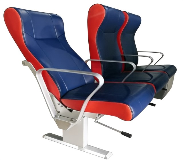 Premium Reclining Boat Passenger Seat Navigator Plus6 High Back Ergonomic Ship Seating with Aluminum Alloy Base