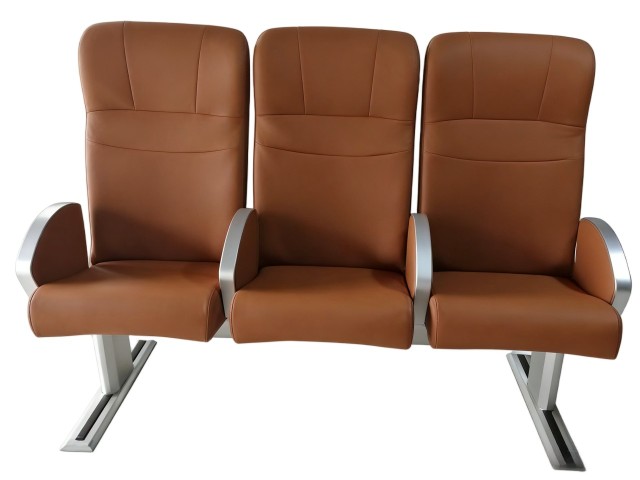 Navigator Plus5 Marine Passenger Seat High Back Ergonomic Boat Ferry Ship Seating with Customized Colors and Aluminum Legs