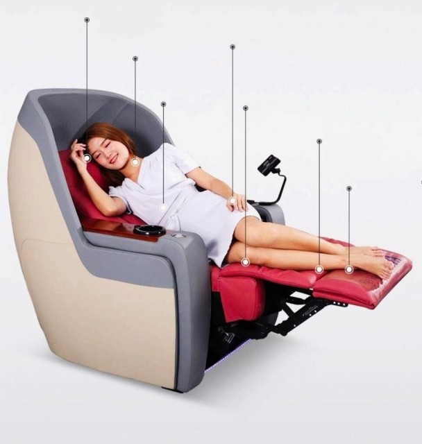 Premium Private Ship Cabin Seating Sea Dragon Series Luxury Marine Passenger Chair with Leg Rest and 1700mm Full Reclining