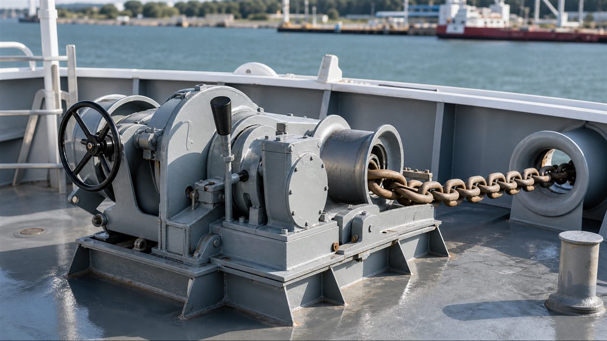 Marine anchor windlass selection for working vessels