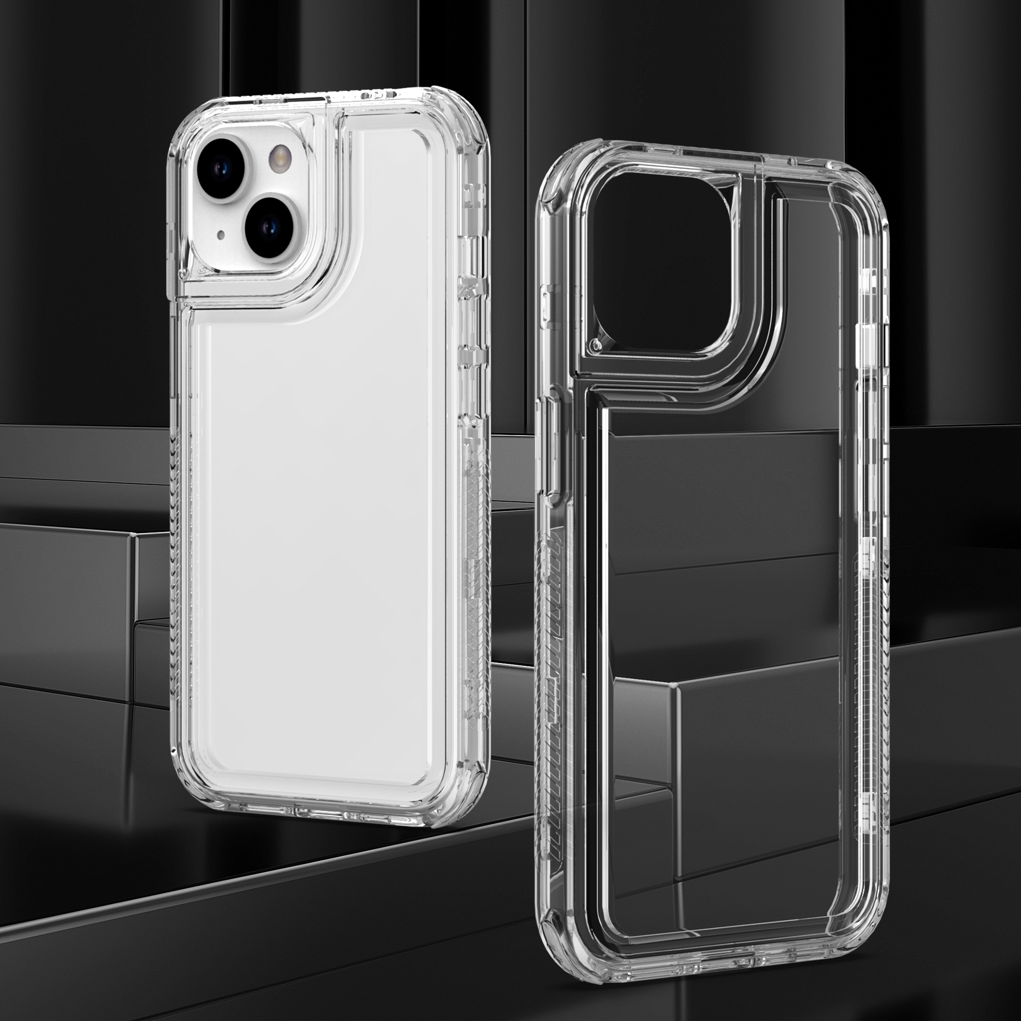 SM07 funda burbujas 3 en 1 transparente