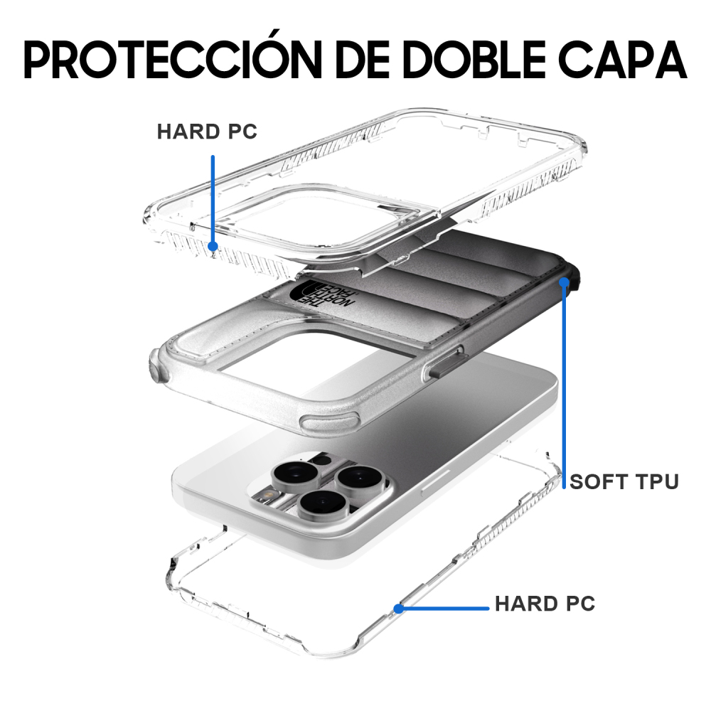 sm04 funda 360 norte face NEGRO