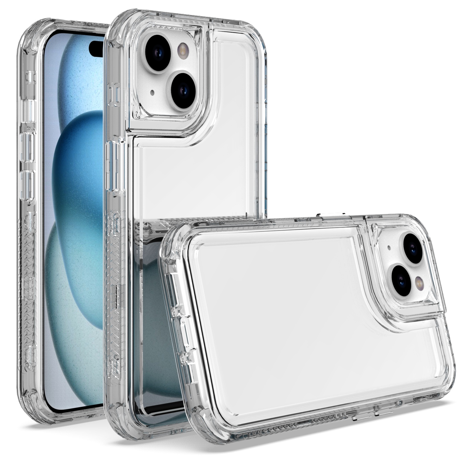 SM07 funda burbujas 3 en 1 transparente