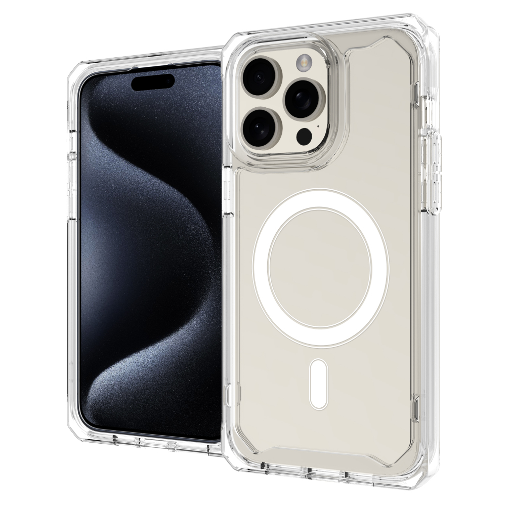 SM05 FUNDA UAG 3 EN 1 MAGSAFE TRANSPRENTE