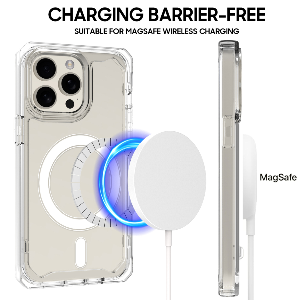 SM05 FUNDA UAG 3 EN 1 MAGSAFE TRANSPRENTE