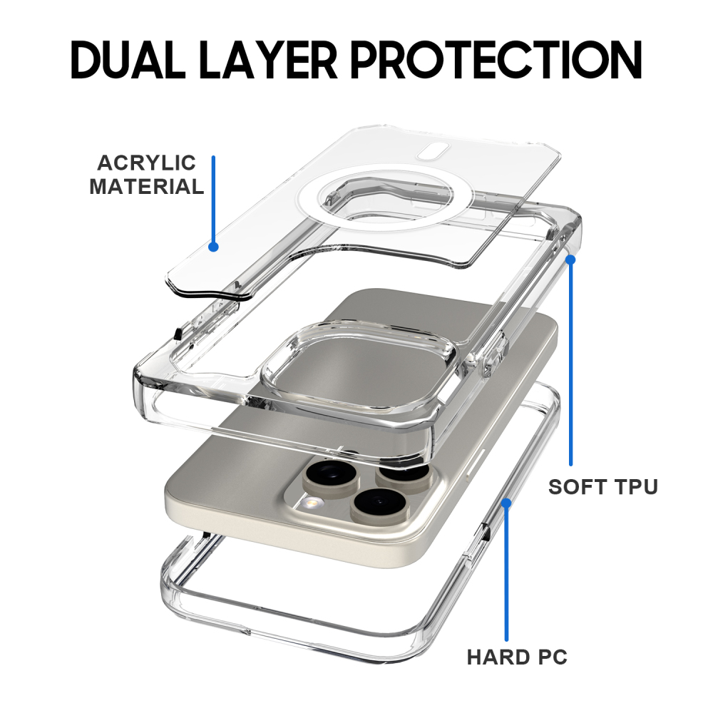 SM05 FUNDA UAG 3 EN 1 MAGSAFE TRANSPRENTE
