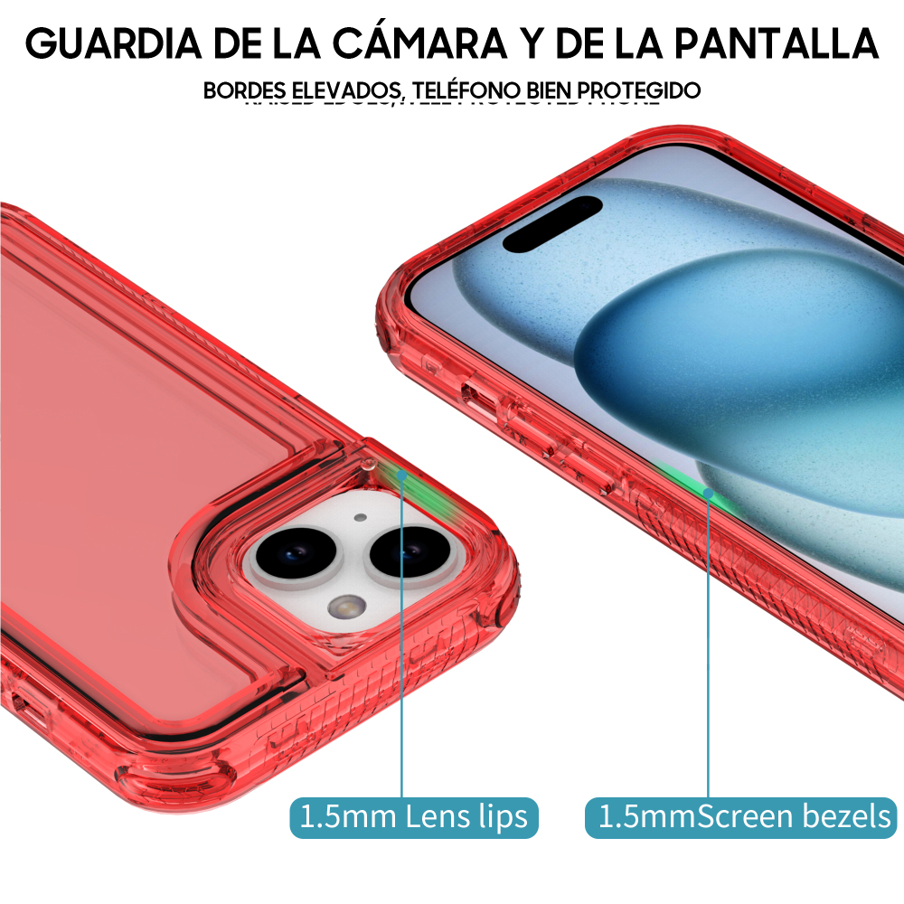 SM07 funda burbujas 3 en 1 rosa