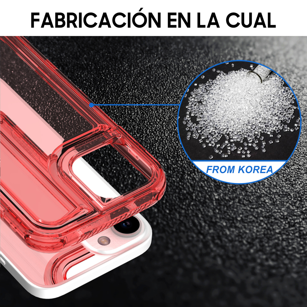 SM07 funda burbujas 3 en 1 rosa