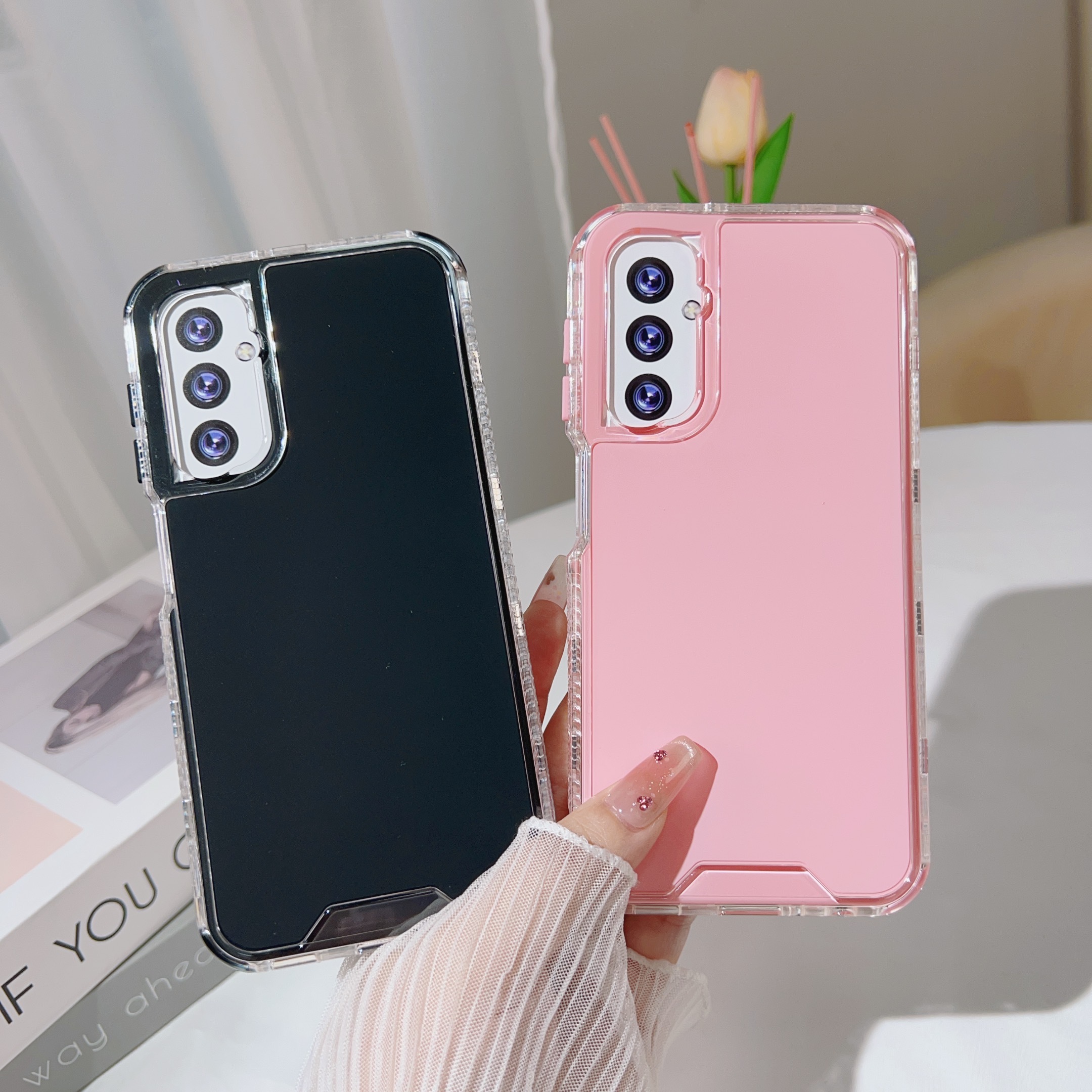 SM16 FUNDA  SPACE 3EN1 PARA SAMSUNG OPPO REDMI ZTE MOTO