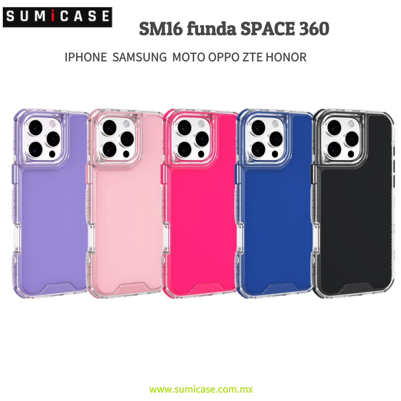 SM16 FUNDA  SPACE SILICON 3EN1