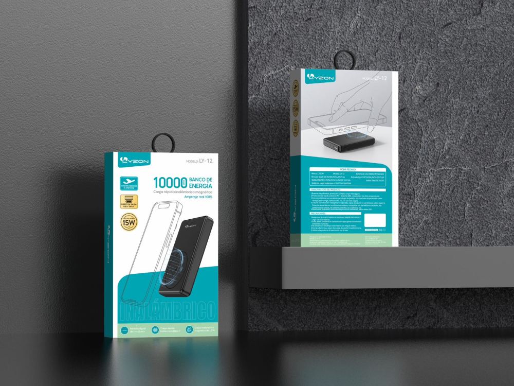 POWERBANK BATERIA 10000 MAH INALÁMBRICA 15W 22.5W BATERÍA PORTÁTIL  SÚPER CARGA