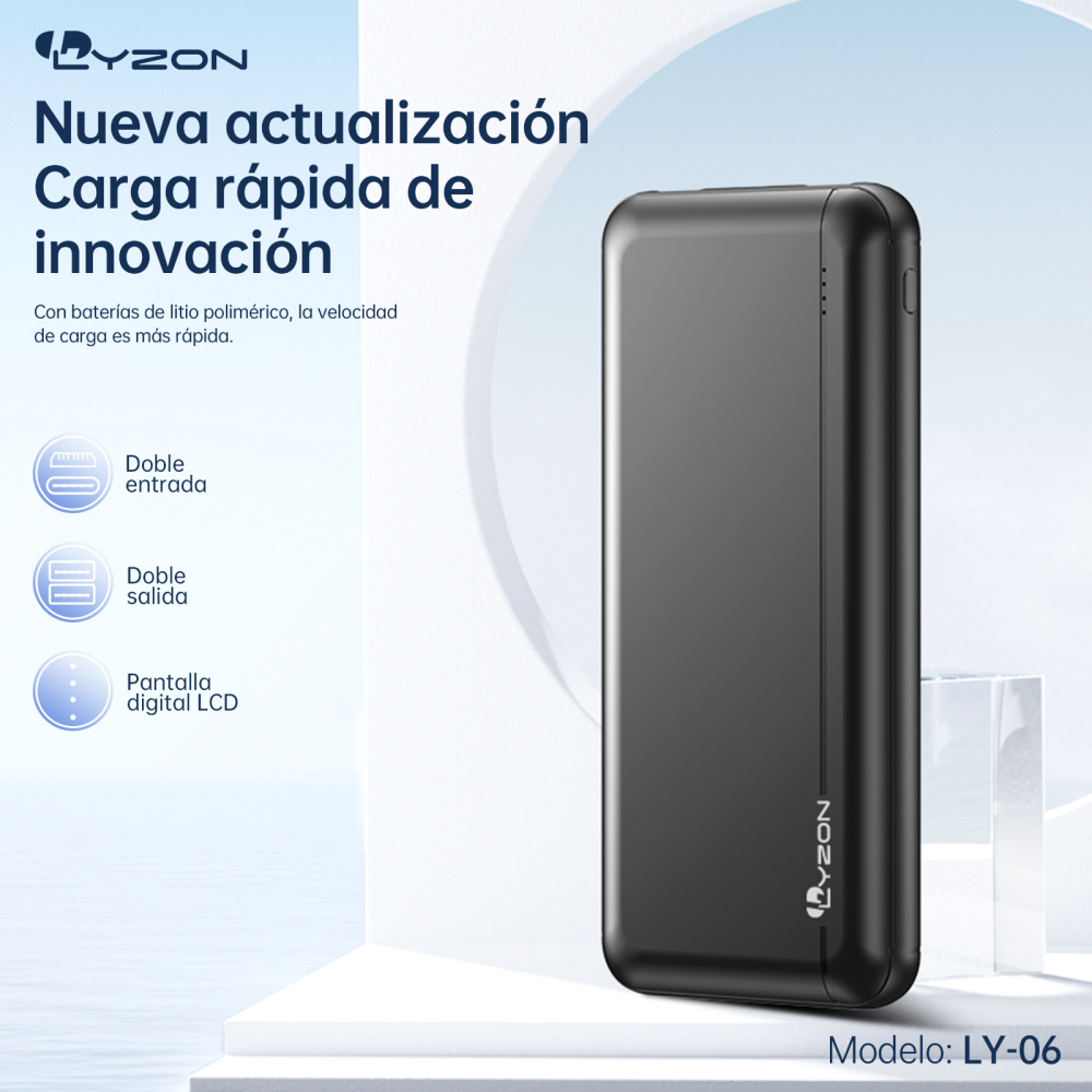 powerbank bateria mini 5000 mah LY06