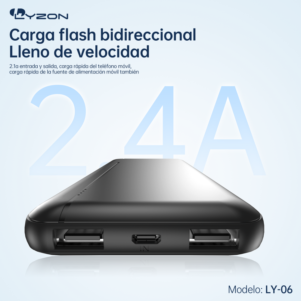 powerbank bateria mini 5000 mah LY06