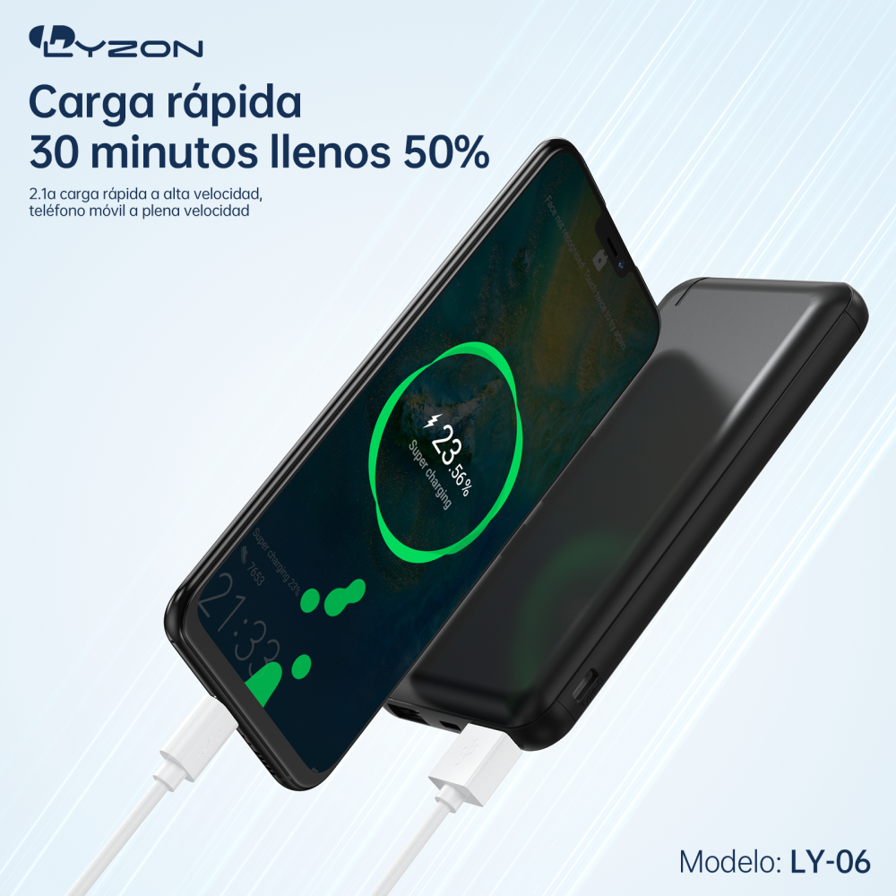 powerbank bateria mini 5000 mah LY06