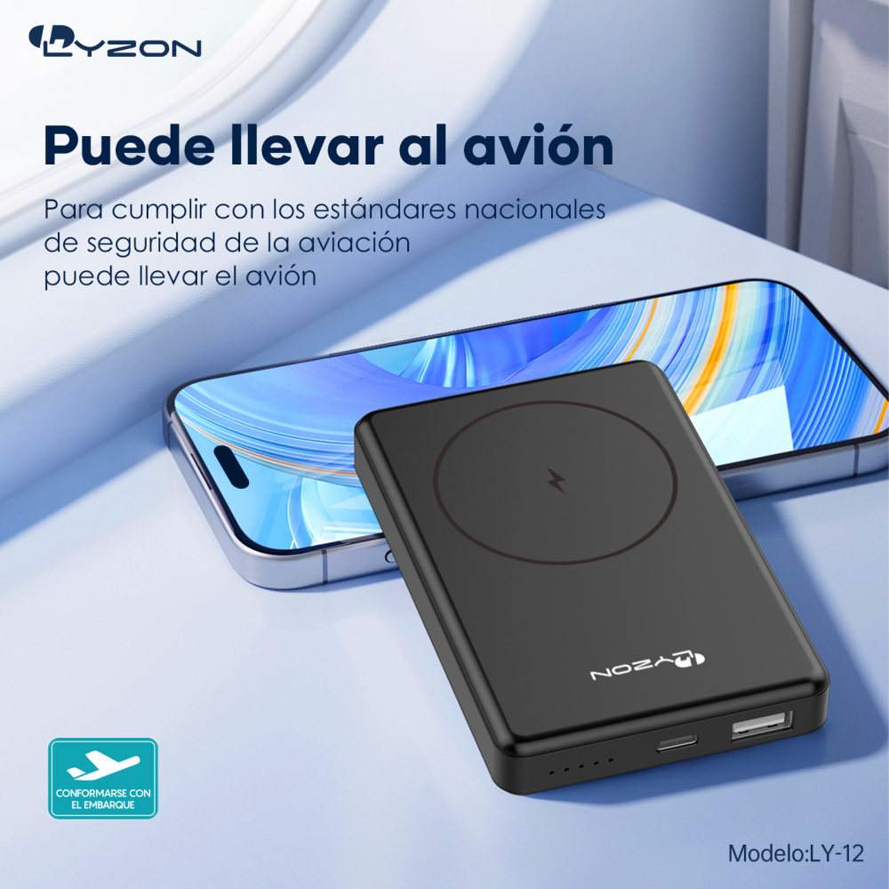 POWERBANK BATERIA 10000 MAH INALÁMBRICA 15W 22.5W BATERÍA PORTÁTIL  SÚPER CARGA