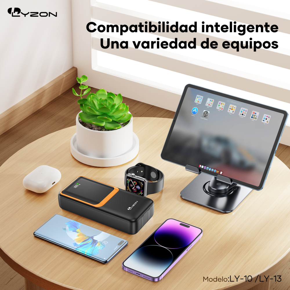POWERBANK BATERIA 20000 MAH 22.5W CARGA SÚPER RÁPIDA BANCO DE ENERGÍA