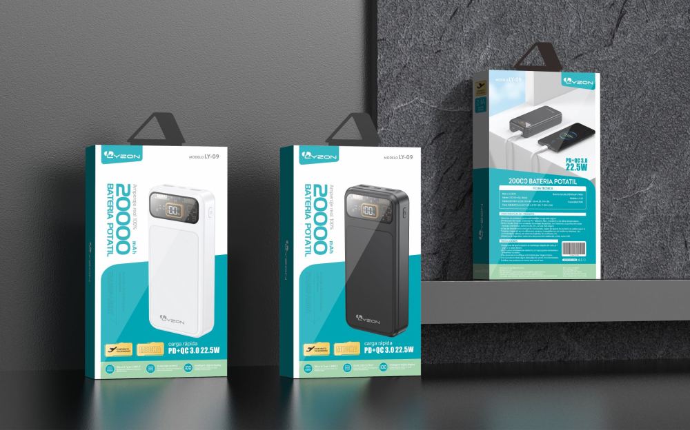 POERRBANK BATERIA  20000 MAH SUPER CARGA RAPIDA  PD+QC3.0 22.5W