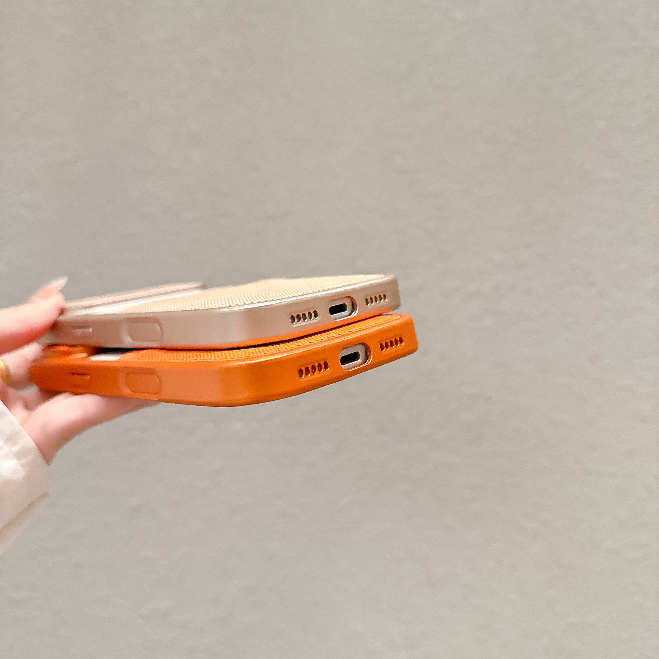 YT03 FUNDA Tarjetero de doble capa de mezclilla