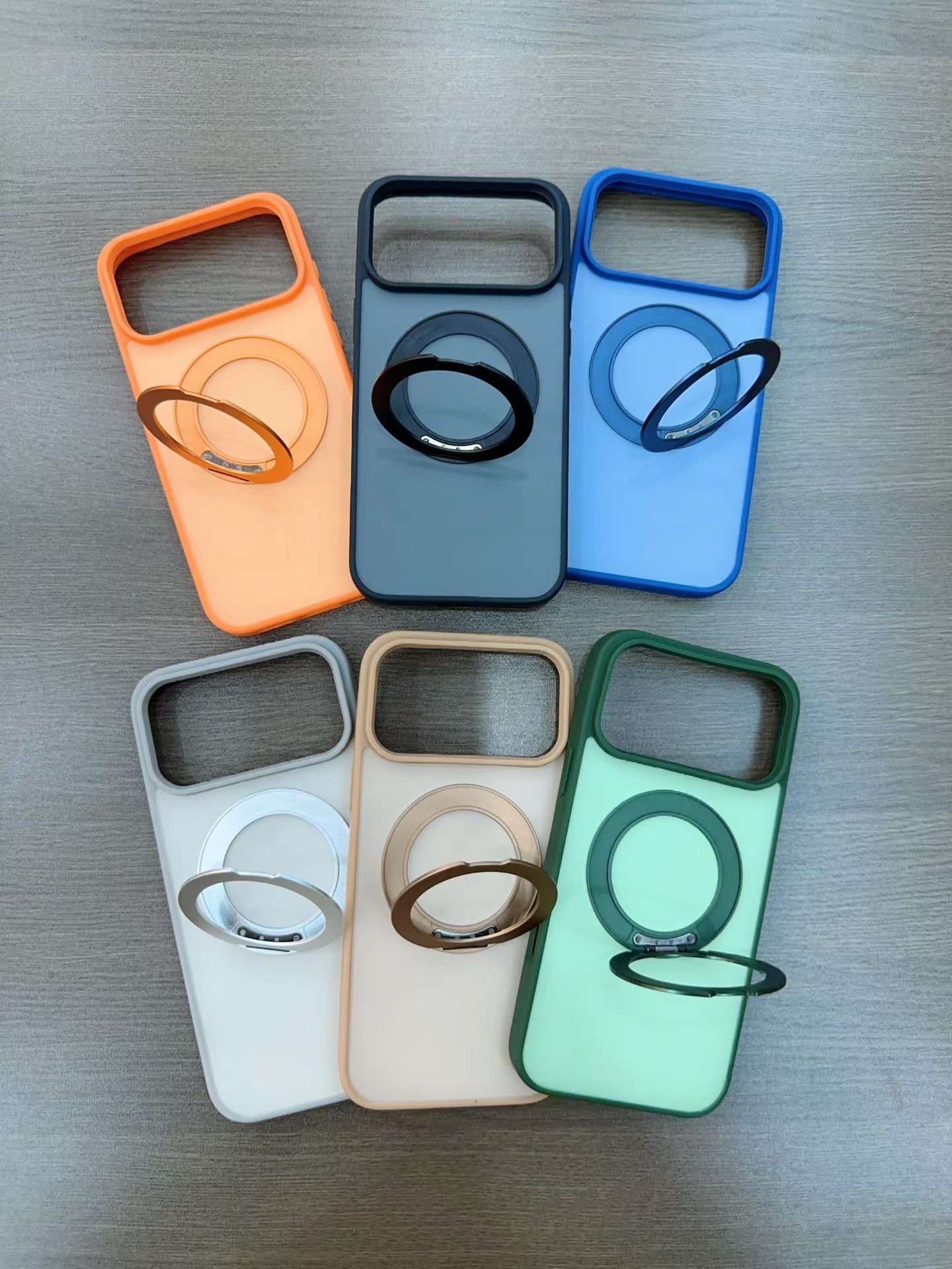 SY06-2 Funda MagSafe Mate con Anillo Giratorio 360