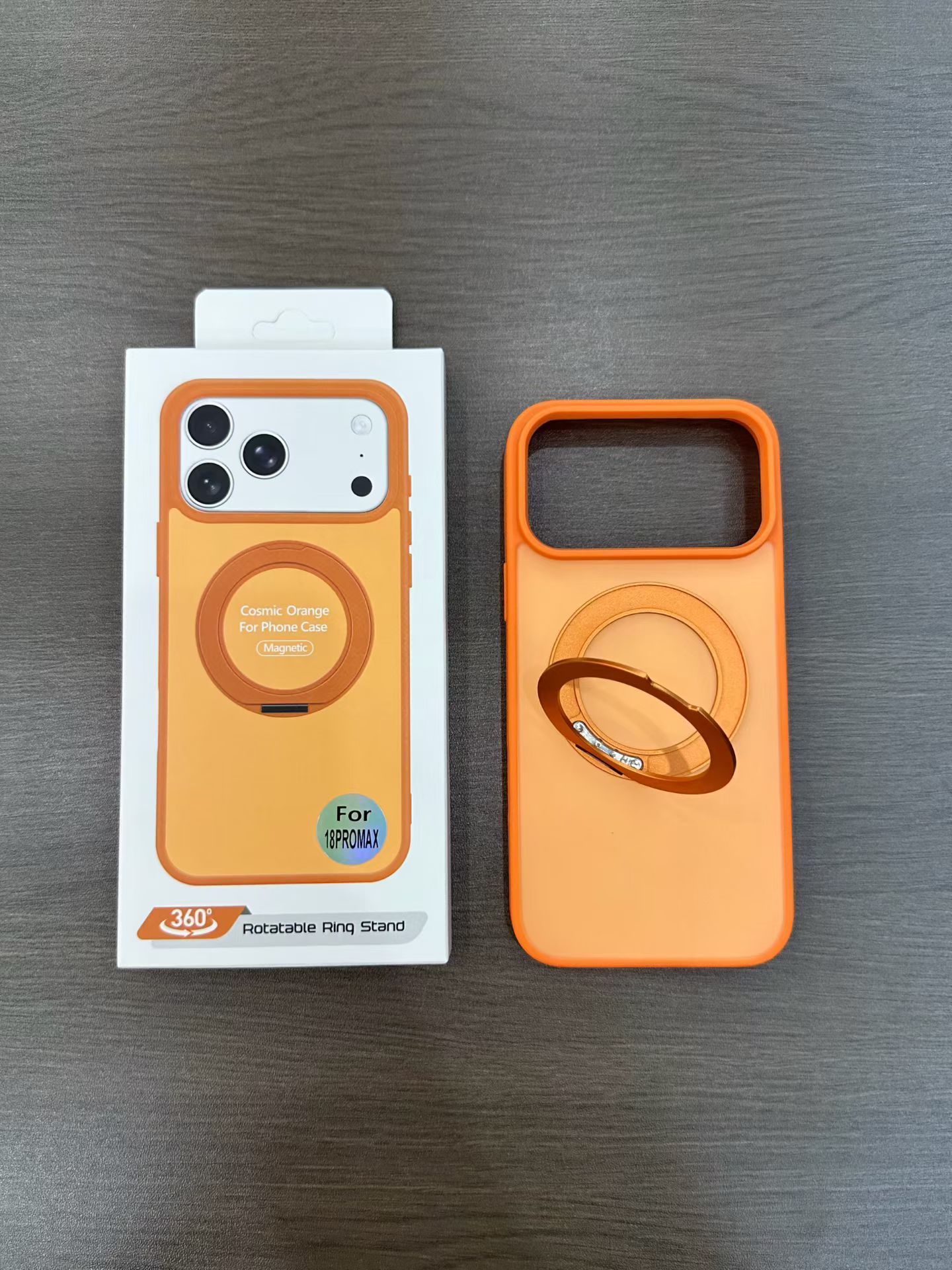SY06-2 Funda MagSafe Mate con Anillo Giratorio 360