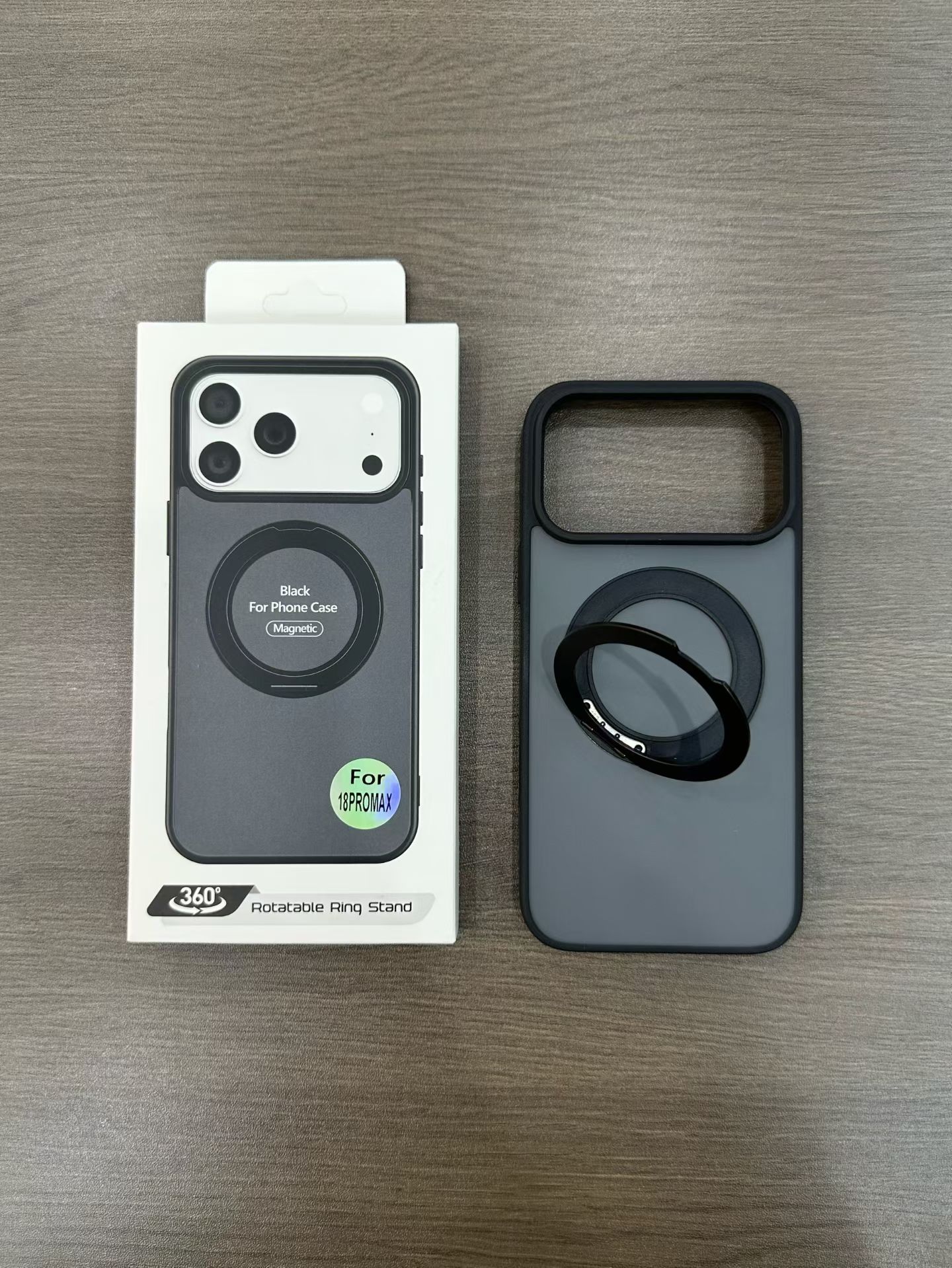 SY06-2 Funda MagSafe Mate con Anillo Giratorio 360