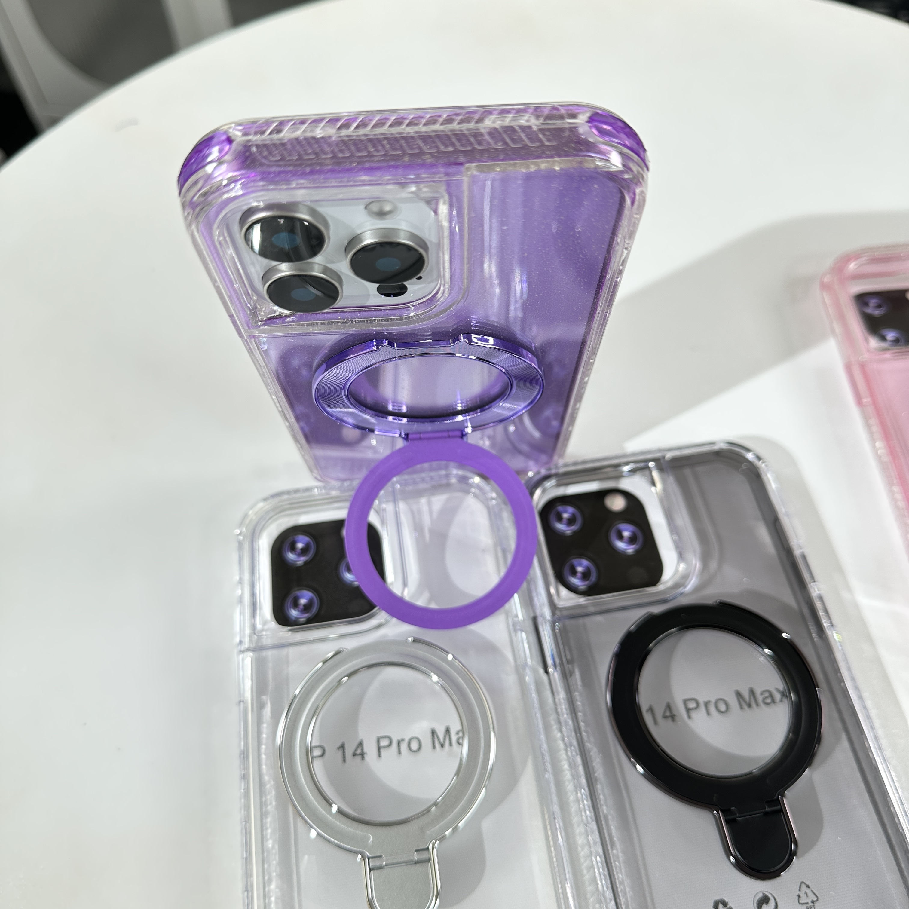 sm21 funda 3 en 1 soporte de raqueta 360