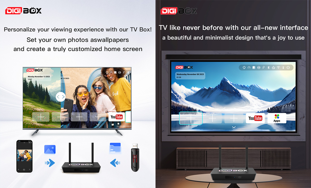 DIGIBox D3 Plus - 2024 Latest Flagship Version from DIGI TV Box