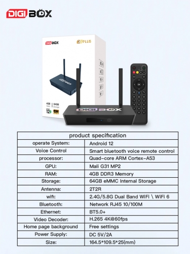 DIGIBox D3 Plus - 2024 Latest Flagship Version from DIGI TV